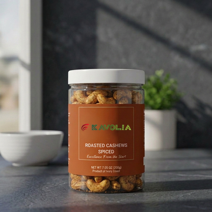 Kavolia Roasted Cashews jar