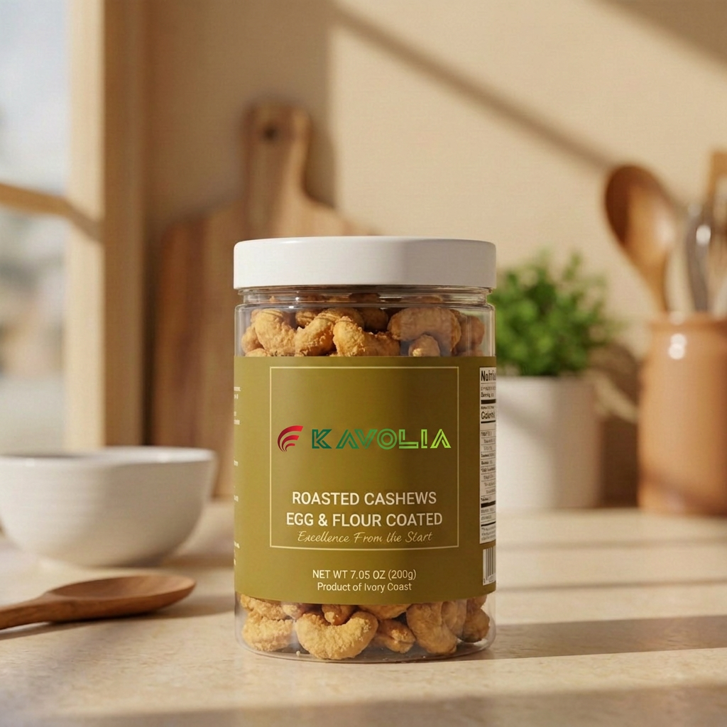 Kavolia Roasted Cashews jar