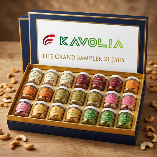 Kavolia Grand Sampler - 21 jar gift box, three jars per flavor